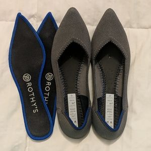 Rothy's Grey The Point Pointy Flats 7